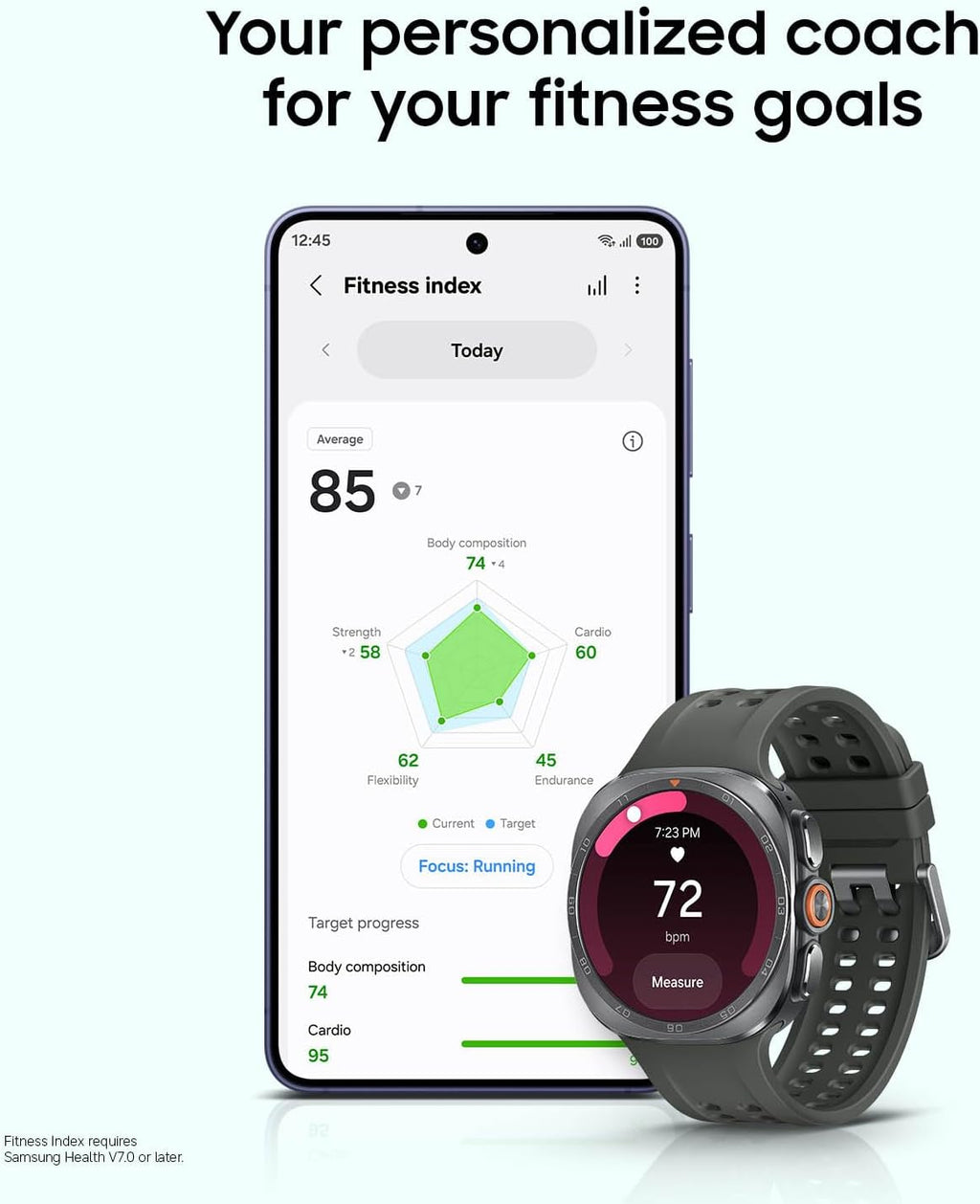 Samsung Galaxy Watch Ultra2, Titanium Gray, 47mm LTE Smartwatch | Rugged Design, AI Assistant, Advanced Sleep and Running Coach, Dive-Rated, Heart Rate...