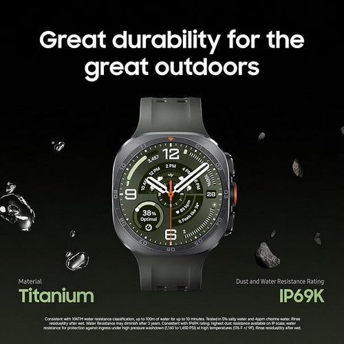 Samsung Galaxy Watch Ultra2, Titanium Gray, 47mm LTE Smartwatch | Rugged Design, AI Assistant, Advanced Sleep and Running Coach, Dive-Rated, Heart Rate...